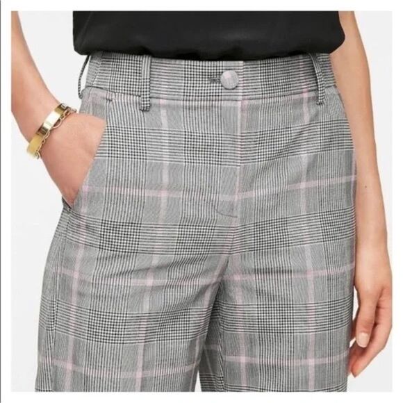 J. Crew Full-length Peyton Pant in Everyday Wool Plaid Print - Picture 4 of 7